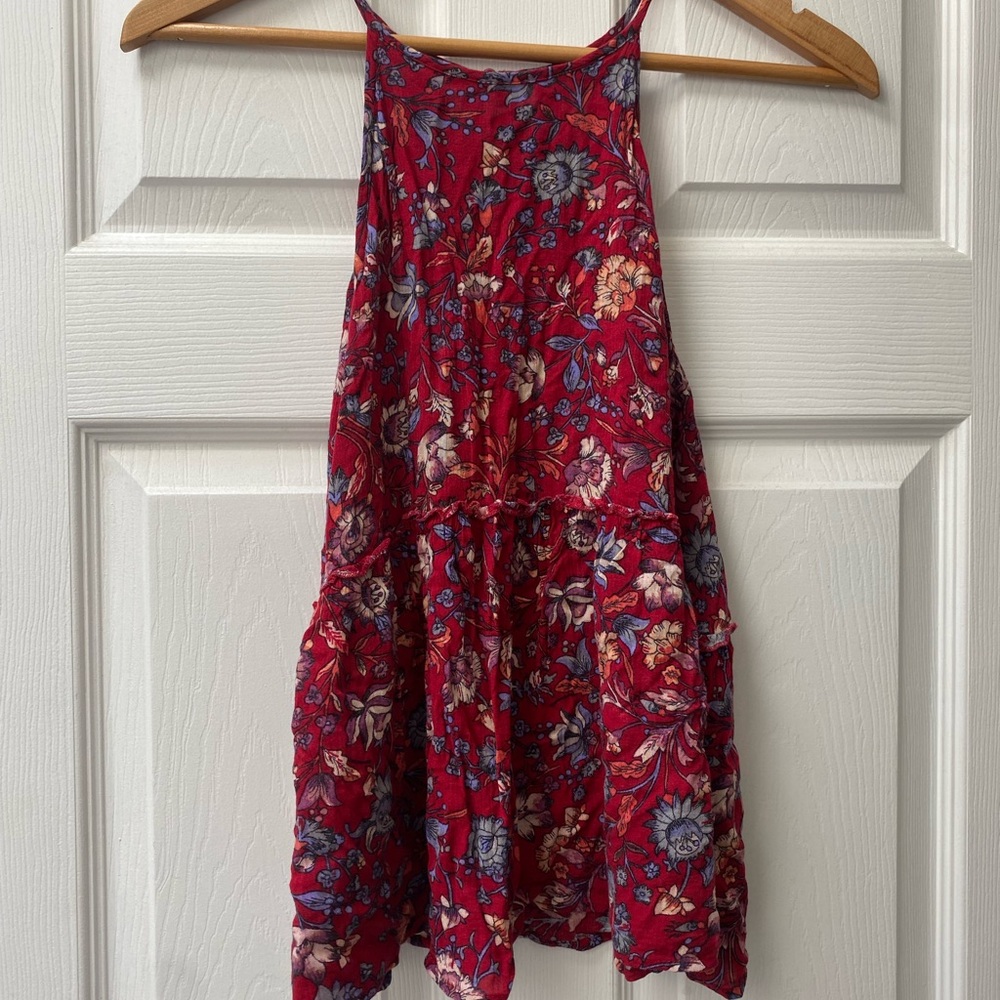 American Eagle Outfitters Red Floral Top